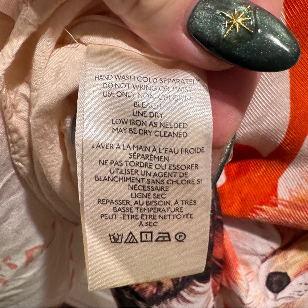 Maeve Anthropologie Tie Neck Mini Dress | XXS - Picture 11 of 12